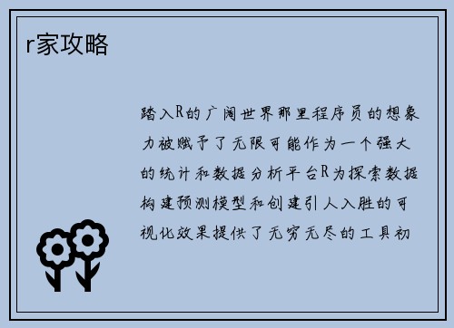 r家攻略
